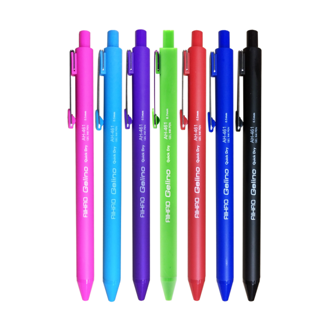 ปากกาเจลสี 0.5 mm AH-461 คละสี