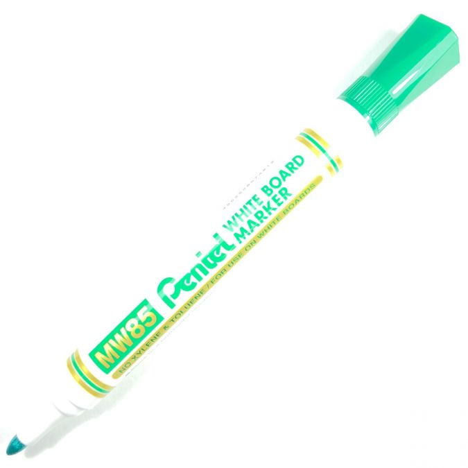 ปากกาไวท์บอร์ด [PENTEL] MW85-D เขียว   