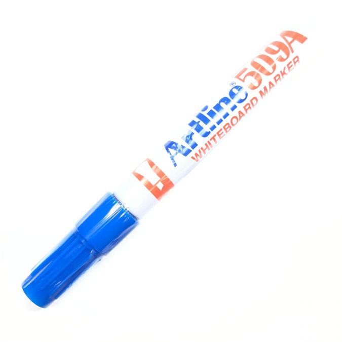 ปากกาไวท์บอร์ดหัวตัด [ARTLINE] EK-509 น้ำเงิน