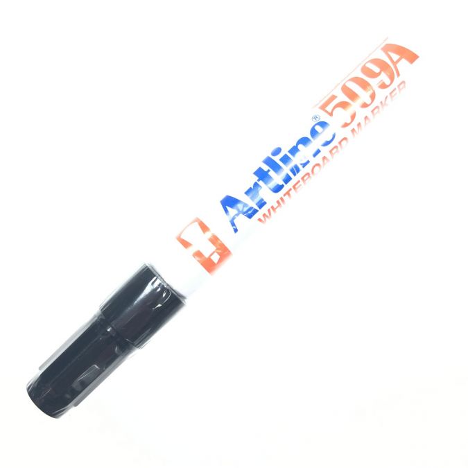 ปากกาไวท์บอร์ดหัวตัด [ARTLINE] EK-509 ดำ   