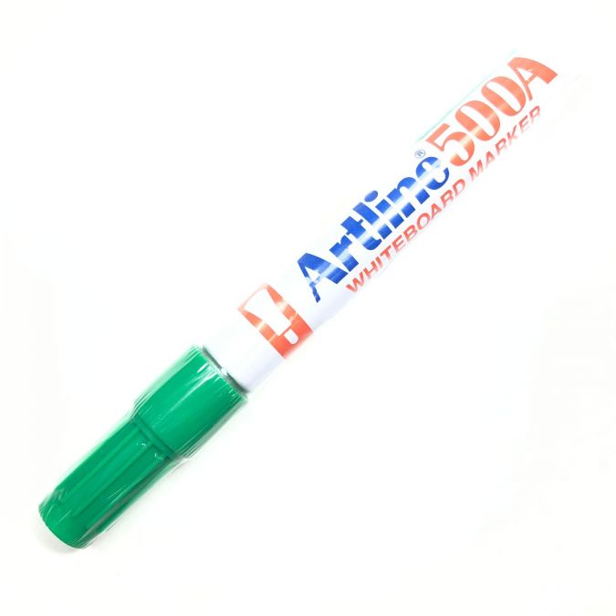 ปากกาไวท์บอร์ดหัวกลม [ARTLINE] EK-500 เขียว