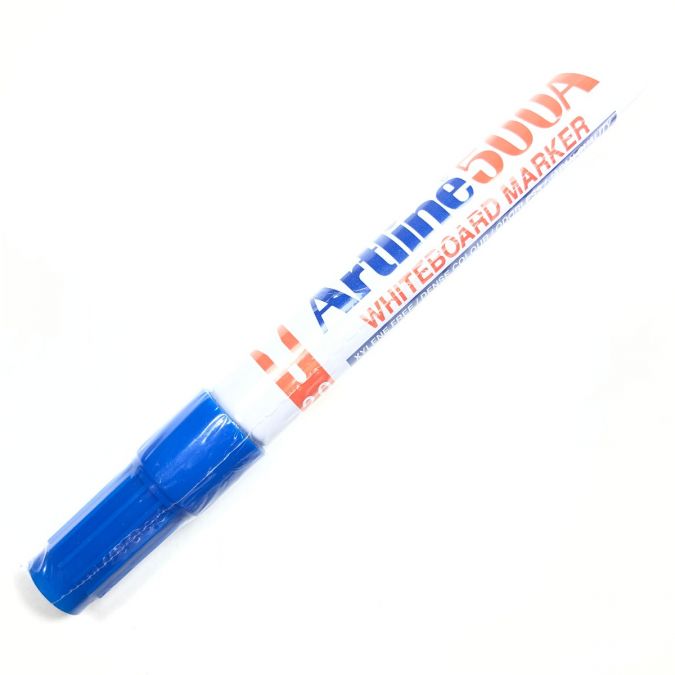 ปากกาไวท์บอร์ดหัวกลม [ARTLINE] EK-500 น้ำเงิน