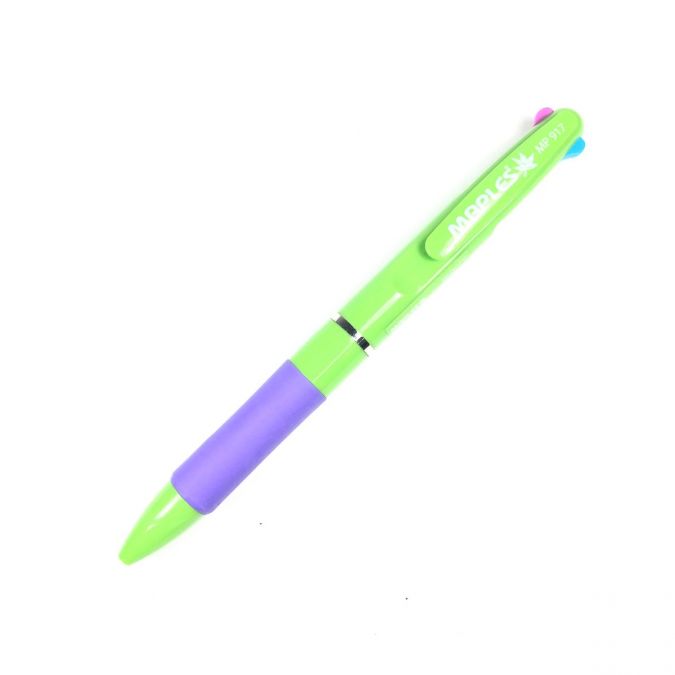 ปากกา 3 สี [MAPLES] MP917 เขียว