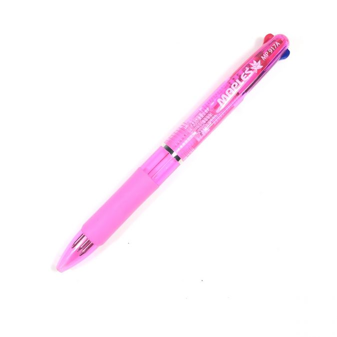 ปากกา 3 สี [MAPLES] MP917A ชมพู