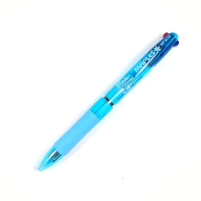 ปากกา 3 สี [MAPLES] MP917A ฟ้า