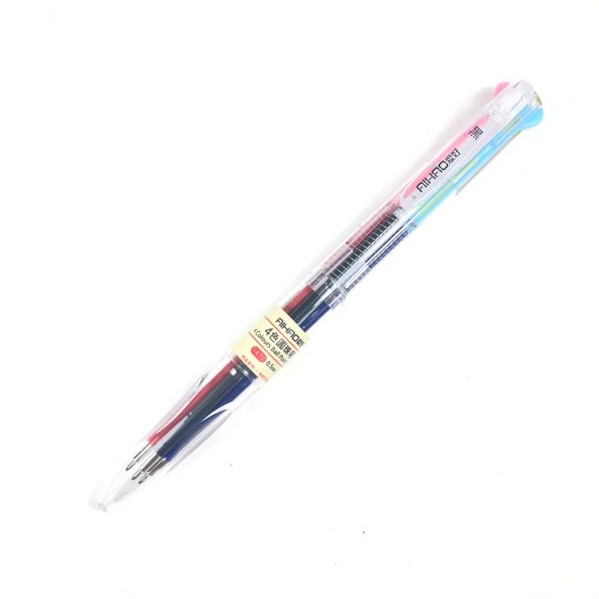 ปากกา 4 สี [AIHAO] 1470 0.5mm.
