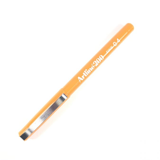  ปากกาหัวเข็ม [Artline] EK-200 ORANGE
