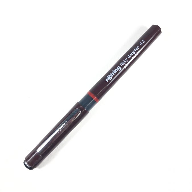 ปากกา [Rotring] Tikky Graphic 0.3 mm ดำ