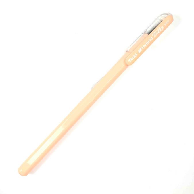 ปากกาเจล [Pentel] K108-PF 0.8 mm ส้มพาสเทล
