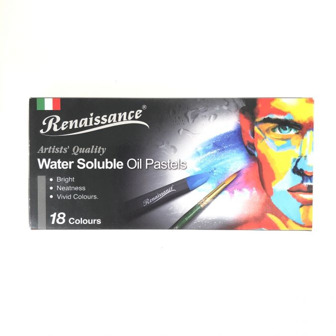 สีชอล์กน้ำมันระบายน้ำ [Renaissance] 18 สี