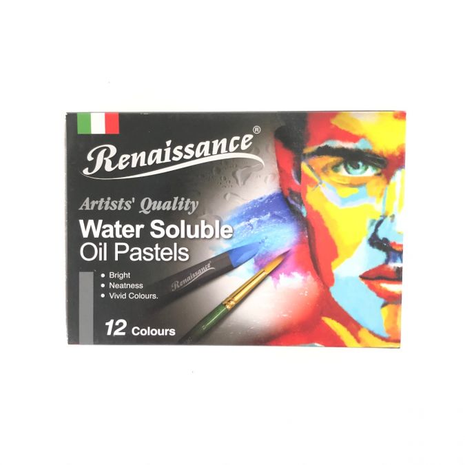 สีชอล์กน้ำมันระบายน้ำ [Renaissance] 12 สี