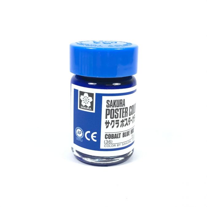 สีโปสเตอร์ [SAKURA] #36 cobalt blue hue 15 cc