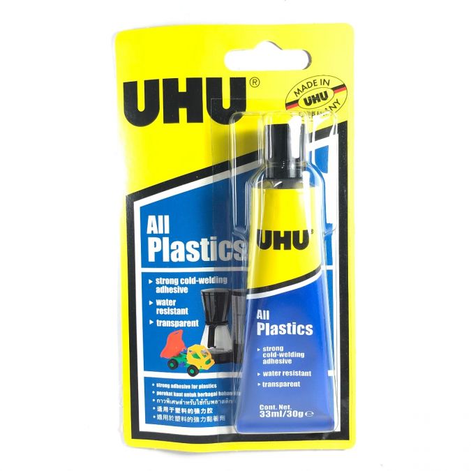 กาว [UHU] สำหรับงานพลาสติก 33 ml.