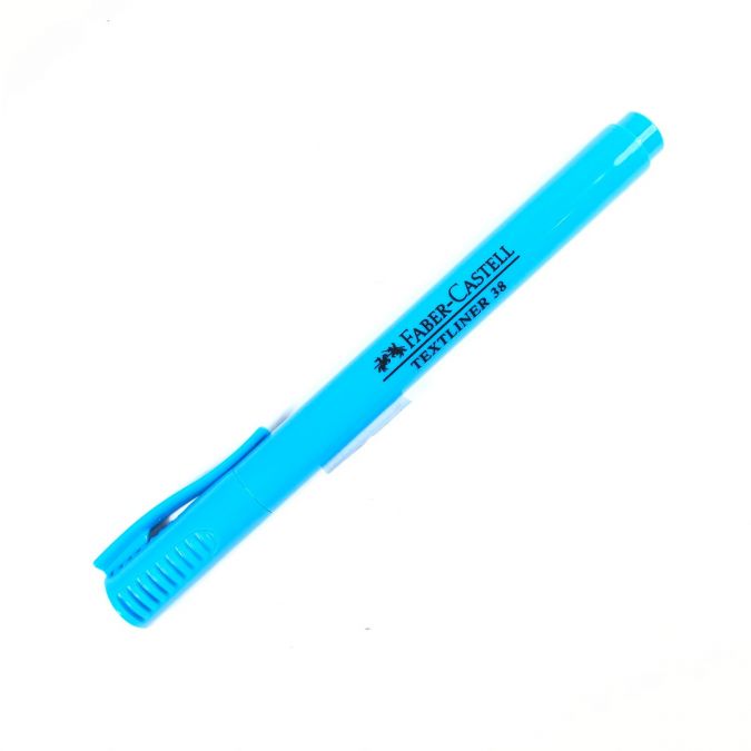 ปากกา Faber-Castell Textliner 38 ฟ้า