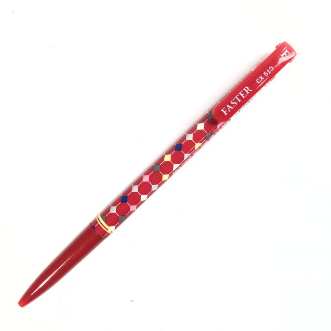 ปากกาลูกลื่น [Faster] CX 510 0.5 mm แดง