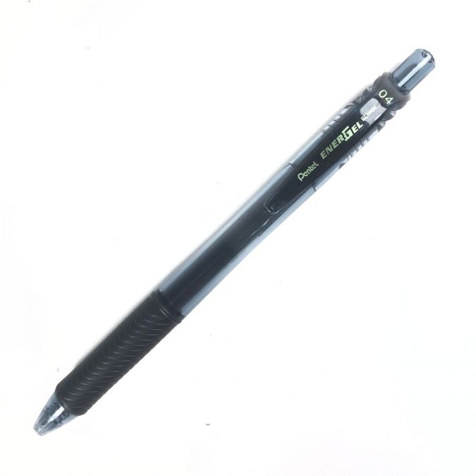 ปากกาเจล [PENTEL] BLN104 ดำ