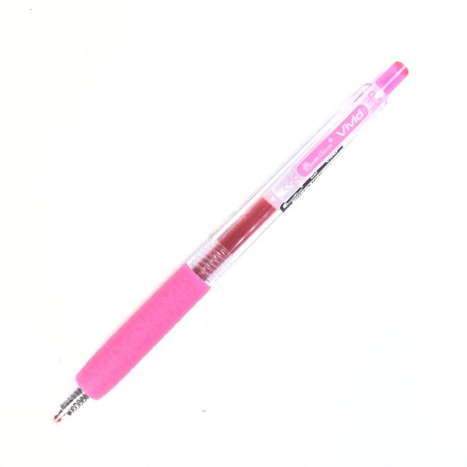 ปากกาเจล [Quantum] Vivid 0.5 mm ชมพู