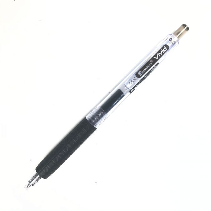 ปากกาเจล [Quantum] Vivid 0.5 mm ดำ