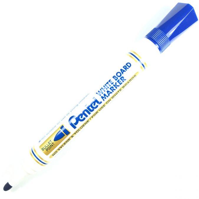 ปากกาไวท์บอร์ด [PENTEL] MW85-C น้ำเงิน