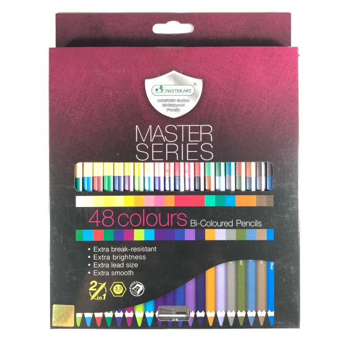 สีไม้ 2 หัว [MASTERART] Master Series 48 สี